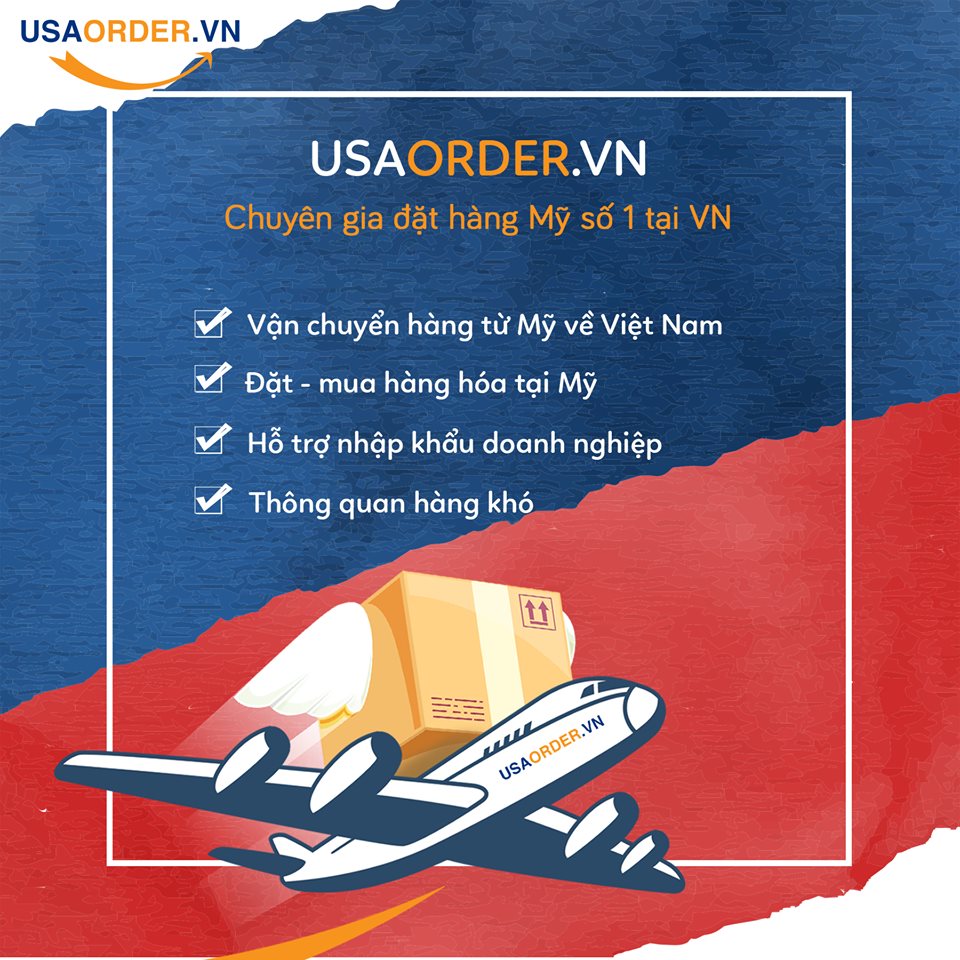  USAorder hỗ trợ chuyển phát nhanh, ship hàng Mỹ, đặt mua hàng Mỹ , mua hộ hang Mỹ bằng đường hàng không :