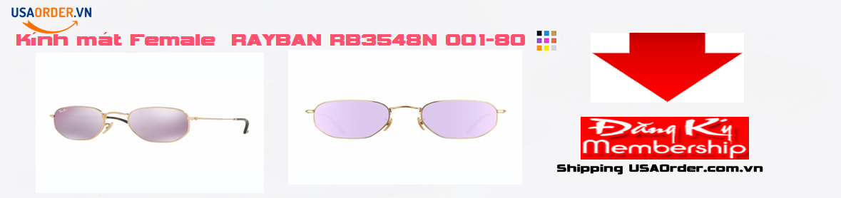 Nhập Hàng Mắt Kính Mát Nữ RAYBAN RB3548N 001-80  