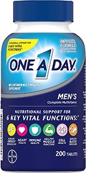 Vitamin One A Day cho nam One A Day Men’s Multivitamin 200 viên - Nhập Khẩu Mỹ
