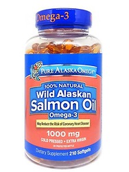 Viên Dầu Cá Hồi Pure Alaska Omega-3 Wild Salmon Oil 1000mg - Nhập Khẩu Mỹ