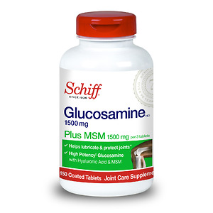 Viên uống hỗ trợ xương khớp Schiff Glucosamine Plus MSM 200 viên - Nhập Khẩu Mỹ