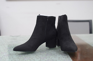 Giày Boots Nữ Steven Madden - Black - Nhập Khẩu Mỹ
