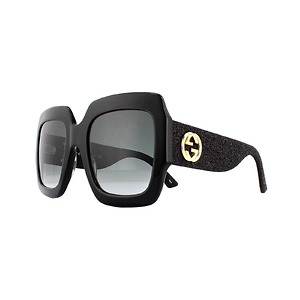 Kính Nữ Gucci GG0102S 001 BlackGrey GG0102S Square Sunglasses