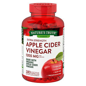 Viên giấm táo hữu cơ Apple Cider Vinegar 1200mg 180 viên - Nhập Khẩu Mỹ
