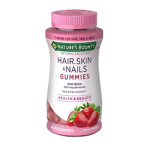 Nature's Bounty Hair Skin & Nails Gummies With Biotin - Nhập Khẩu Mỹ 230 viên