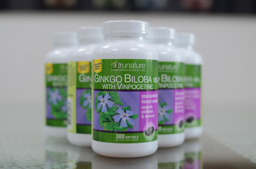 Viên uống bổ não trunature Ginkgo Biloba with Vinpocetine 300 viên - Nhập Khẩu Mỹ