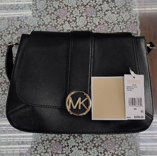 Túi Xách Tay Michael Kors Lillie Medium Leather Shoulder Bag - Nhập Khẩu Mỹ