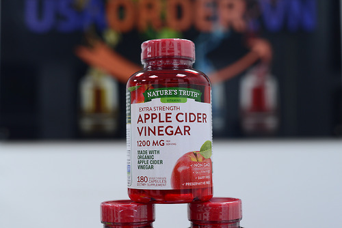 Viên giấm táo hữu cơ Apple Cider Vinegar 1200mg 180 viên - Nhập Khẩu Mỹ