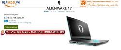 Alienware 17 chính hãng | GTX1060/1070/1080 New 2018