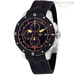 T-Navigator Automatic Chronograph Black Dial Men's Watch