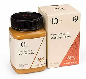 Three Peaks Manuka Honey New Zealand - Certified UMF 10+ - 17.6 oz (500gm)