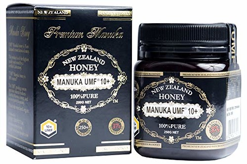 Manuka honey UMF 10+ and 100% Manuka honey UMF 10+ in