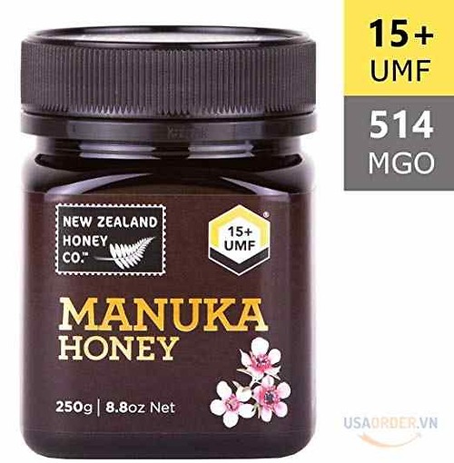 Raw Manuka Honey UMF 15+ (MGO 514) | 8.8oz. / 250g New Zealand.
