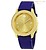 Bold Gold Dial Blue Silicone Ladies Watch đồng hồ nữ chính hãng