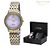 Silhouette Crystal White Mother of Pearl Dial Ladies Watch