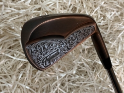 Fujimoto Golf Iron Handcrafted Signature Iura Wing Back in Black Copper - Gậy iron Thủ Công