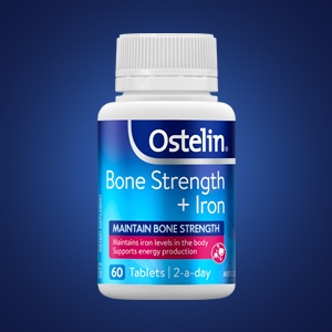 Viên uống bổ sung Ostelin Bone Strength + Collagen Support – with Calcium _ Vitamin D for Bone Health _ Immunity 60 Viên