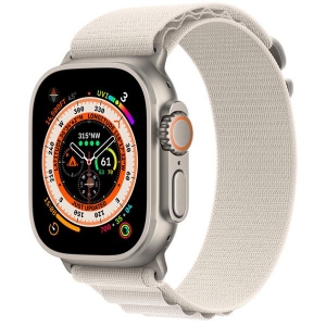 Apple Watch Ultra GPS+Cellular-49mm Titanium Case with Alpine Loop- Medium